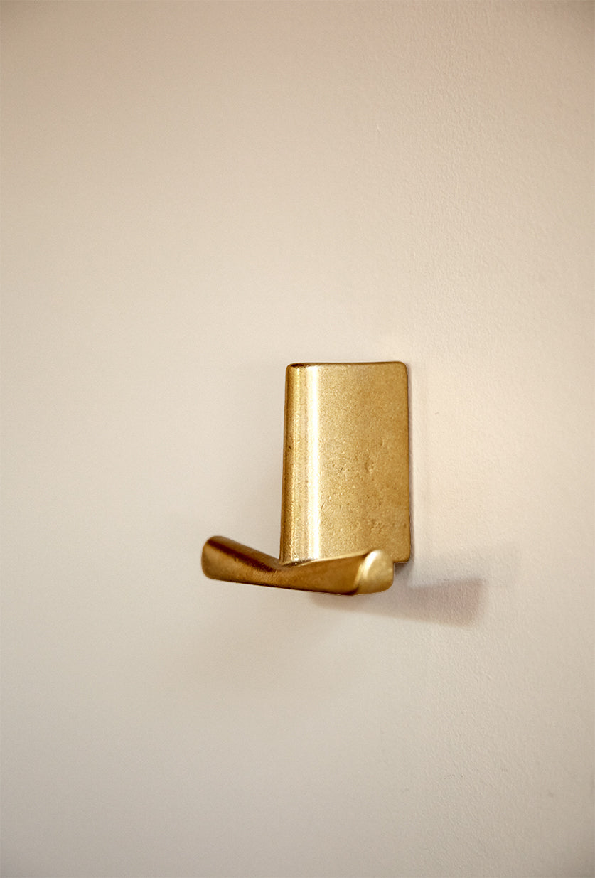 Ala Wall Hook in Brass
