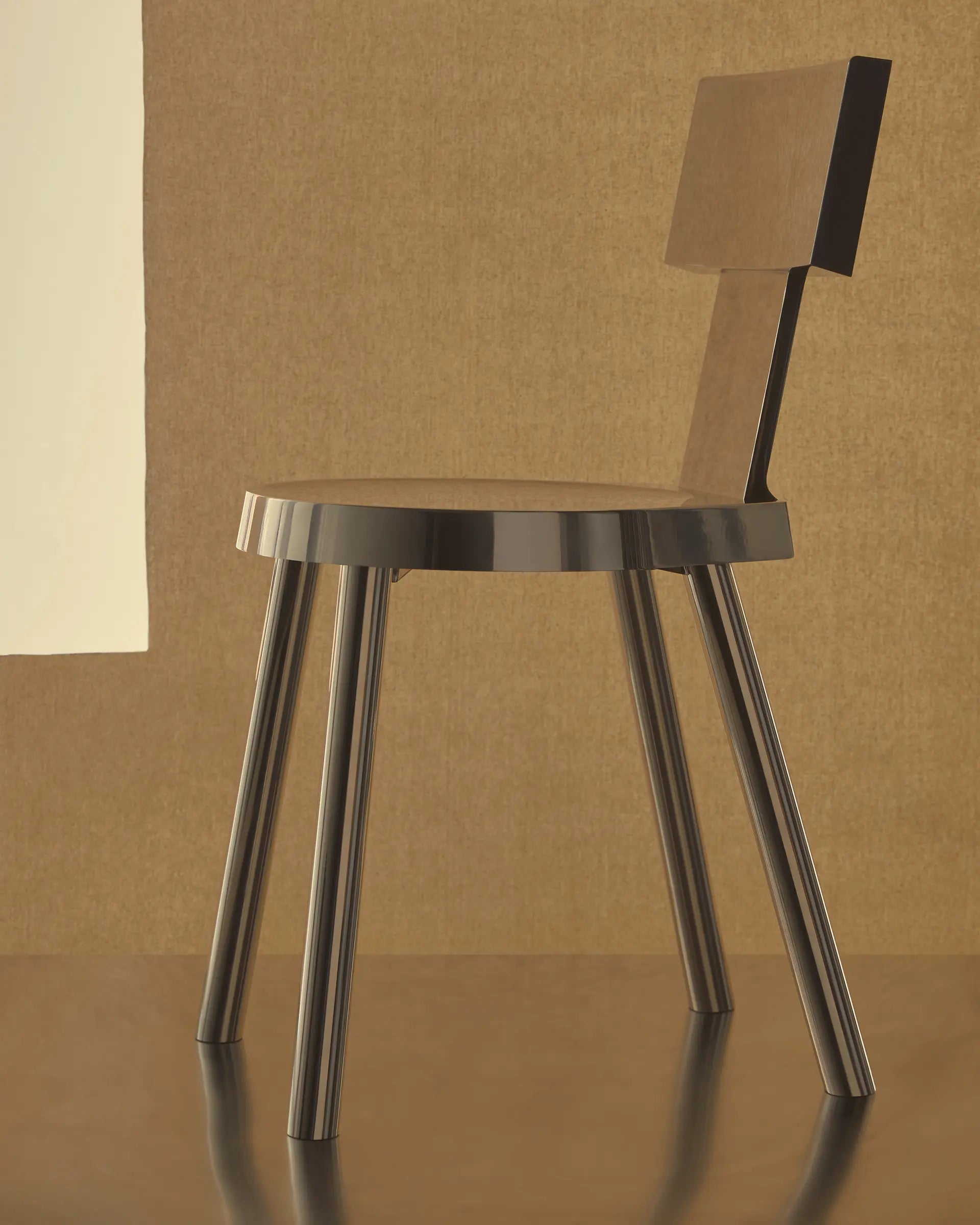 Polished Aluminium Alpine Chair